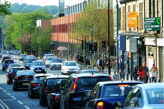 A general view of traffic on Otley Road. PIC: Jonathan Gawthorpe